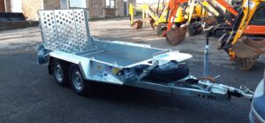 Ifor Williams GH94BT Plant trailer, Led lights, Spare wheel, Ideal mini digger trailer-image