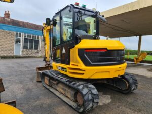 2019 JCB 86C-1, Hydraulic Quick hitch, Piped for attachments, C/V's, 1578 hours-image