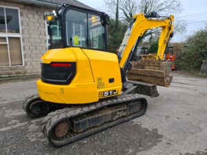 2021 JCB 51R, Hydraulic Quick hitch, 3 x Buckets, Piped for attachments, Boom & dipper C/V's, Orange & Green beacons, Only 1286 hours-image