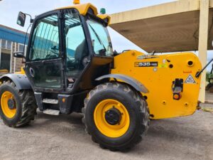 SOLD - 2017 JCB 535-125 Telehandler, 4 wheel drive, 4 wheel steer, Air con, 55kw, 12.5 metre lift height, 3500 kw lift capacity, 4 speed powershift transmission, Keypad immobiliser, Orange & Green beacons, Good tyres, Nice machine, only 4944 hours. - SOLD-image