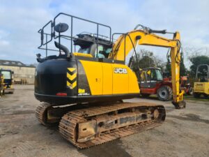 2016 JCB JS145, Hydraulic Quick hitch, Piped for attachments, C/V's, Regularly serviced, Nice machine, 8315 Hours.-image